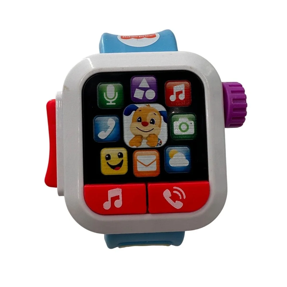 Fisher Price Smart Watch Laugh Learn Baby Toy Blue GJW17 Musical Interactive